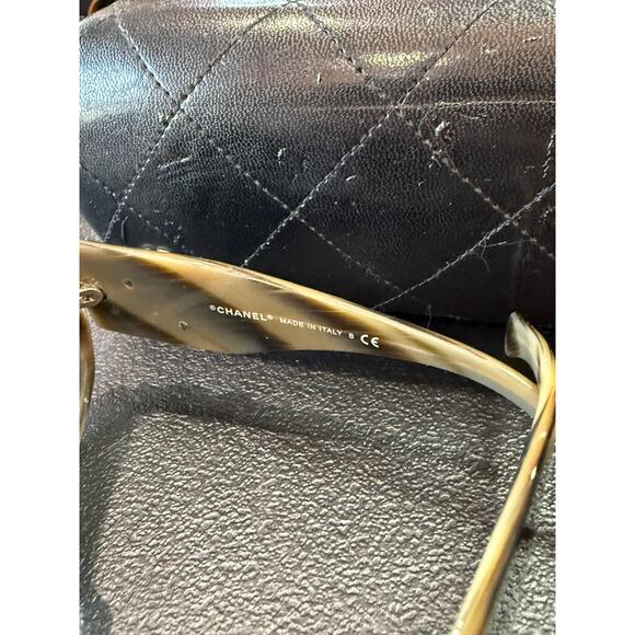 Chanel CC Coco Mark Camellia Flower Sunglasses*CASE INCLUDED* 56|16|130 - Picture 7 of 8